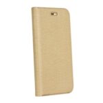 Luna Book Flipové pouzdro pro Samsung Galaxy A12- Gold