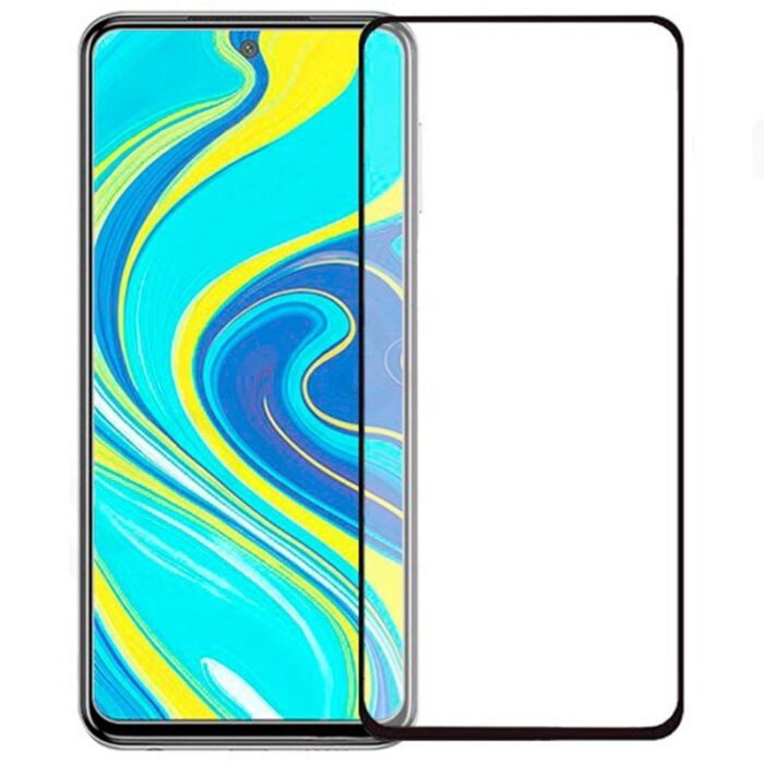 note9pro 5D Ochranné sklo Xiaomi redmi Note 9 pro - černé - Obrázek 1
