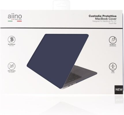 Obal na Macbook Pro 15" Aiino Matte - tmavě modrý