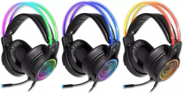 sluchátka Defender Cosmo Pro RGB - Obrázek 2