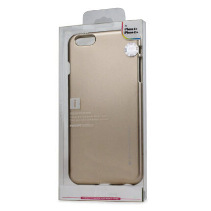 pouzdro Jelly Case Mercury pro Apple iPhone 6/6S Plus- zlaté