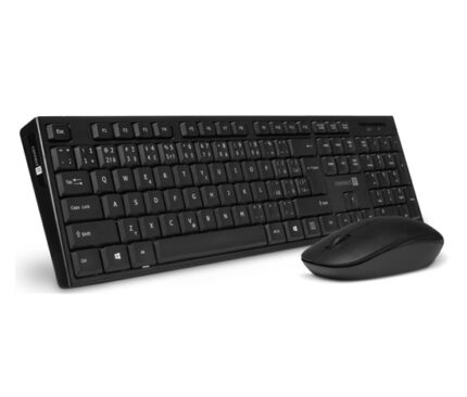 CONNECT IT Combo bezdrátová černá klávesnice + myš, CZ + SK layout