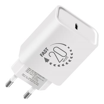 obal-me-cestovni-nabijecka-usb-c-20w-white_i76243 OBAL:ME Cestovní Nabíječka USB-C 20W White - Obrázek 1