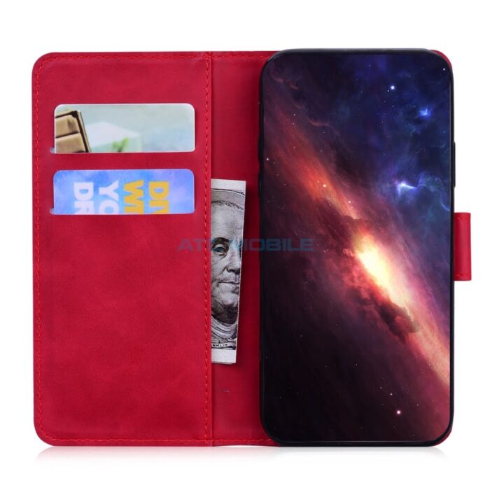 Pouzdro Shield4U Tecno Spark 8 red Flipové Pouzdro Shield4U Tecno Spark 8 červené - Obrázek 1