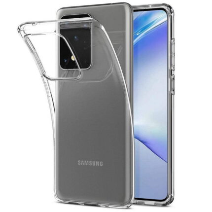 Silikonové pouzdro pro Samsung galaxy S20 Ultra - transparentní