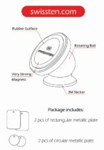 MAGNETICKÝ DRŽÁK DO AUTA SWISSTEN S-GRIP DASHBOARD M2 - Obrázek 2