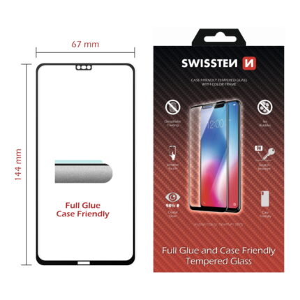 Swissten Ochranné Sklo pro Huawei P20 Lite - černé