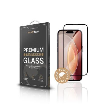 RhinoTech Tvrzené ochranné 3D sklo pro Apple iPhone 15 Plus