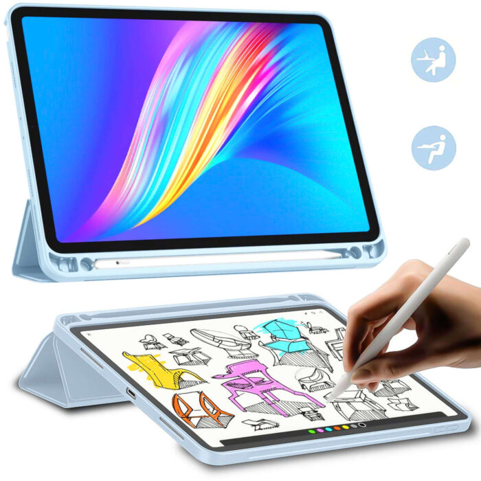 zavírací pouzdro Alogy Book pro Apple iPad Air 4 2020 / Air 5 2022 10.9" Blue - Obrázek 2